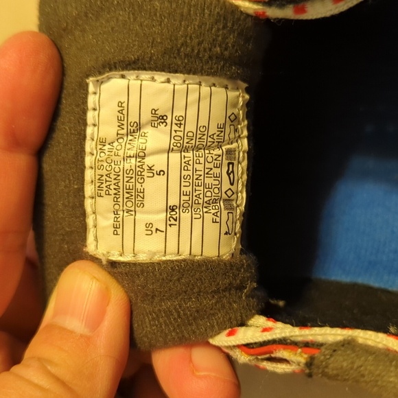Patagonia Women's Hiking Biking Terrain Sneakers Size 7 Vibram Worn Once Finn - Picture 8 of 11